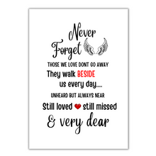 Load image into Gallery viewer, Remember Someone Special - The Never Forget Print