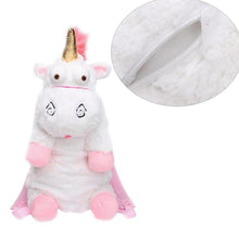 Load image into Gallery viewer, Plush Unicorn Backpack