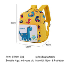 Load image into Gallery viewer, Cartoon Dino Backpack