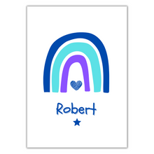 Load image into Gallery viewer, Personalised Name Print - Rainbow Kids