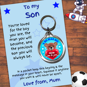 Son Keyring & Message Card