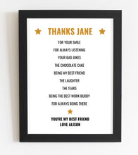 Load image into Gallery viewer, We Love You - Personalised Print