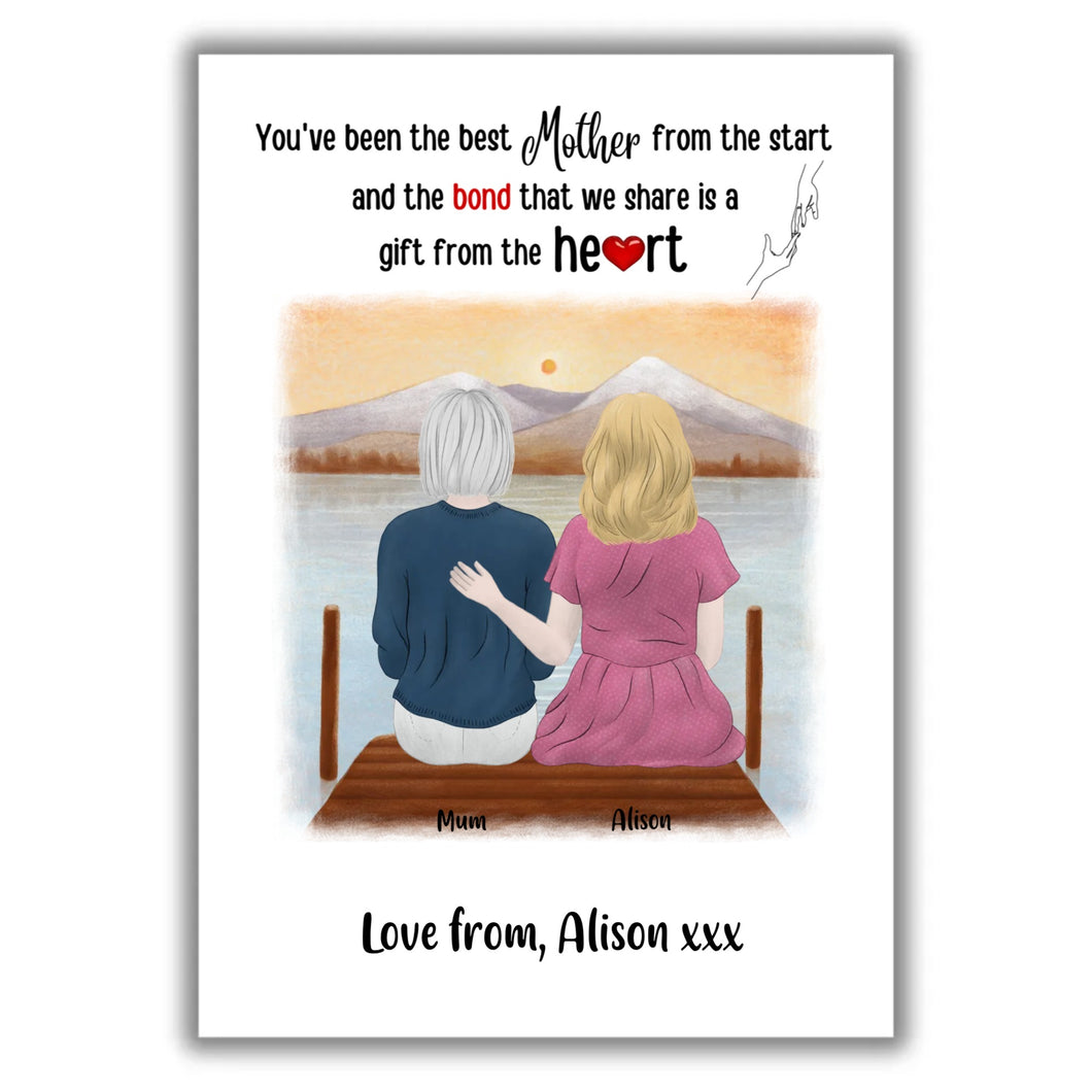 The Best Mother - Super Custom Mother's Day A4 Print