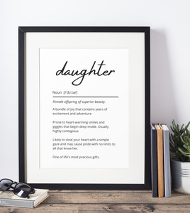 Daughter - The Alternative Dictionary Definition