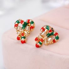 Load image into Gallery viewer, Candy Cane Earrings