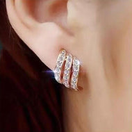 Angel Wing - Rose Gold Earrings