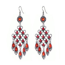 Load image into Gallery viewer, Emerald Gypsy Drop Earrings