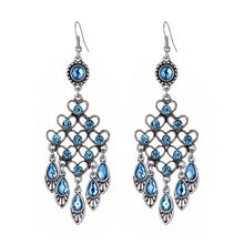 Load image into Gallery viewer, Emerald Gypsy Drop Earrings