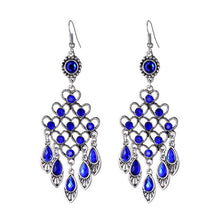 Load image into Gallery viewer, Emerald Gypsy Drop Earrings