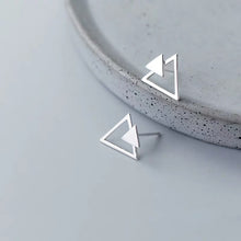Load image into Gallery viewer, Double Triangle Earrings