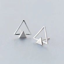 Load image into Gallery viewer, Double Triangle Earrings