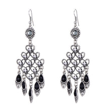 Load image into Gallery viewer, Emerald Gypsy Drop Earrings