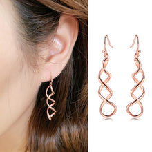 Load image into Gallery viewer, Spiral Drop Earrings
