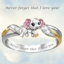 Load image into Gallery viewer, The Cute Never Forget Elephant Ring