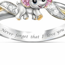 Load image into Gallery viewer, The Cute Never Forget Elephant Ring