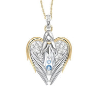 Guardian Angel By Your Heart Necklace
