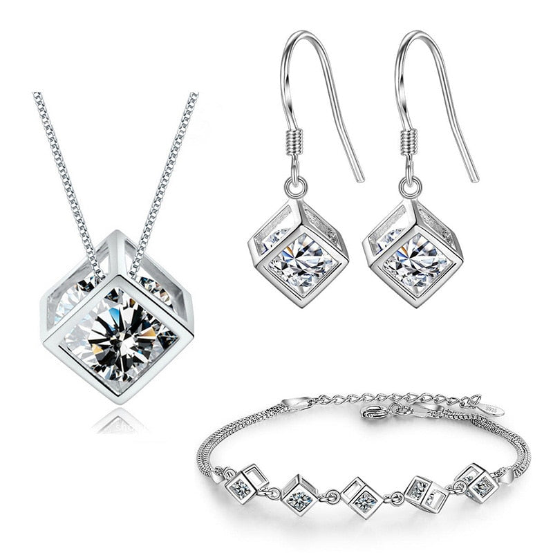 Square Geo jewellery Set