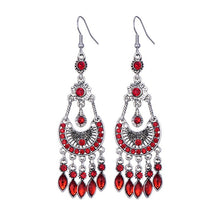 Load image into Gallery viewer, Emerald Gypsy Drop Earrings