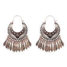 Load image into Gallery viewer, Boho Ethnic Leaf Earrings
