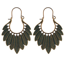 Load image into Gallery viewer, Boho Ethnic Leaf Earrings
