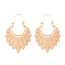 Load image into Gallery viewer, Boho Ethnic Leaf Earrings