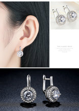 Load image into Gallery viewer, Little Stone Dangle Earrings