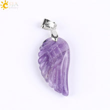 Load image into Gallery viewer, Coloured Angel Wing Necklace