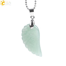Load image into Gallery viewer, Coloured Angel Wing Necklace