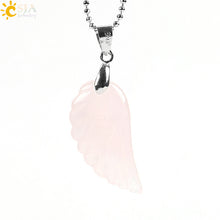 Load image into Gallery viewer, Coloured Angel Wing Necklace