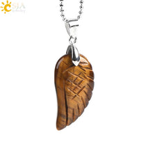 Load image into Gallery viewer, Coloured Angel Wing Necklace