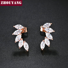 Load image into Gallery viewer, CZ Angel Wing Earrings
