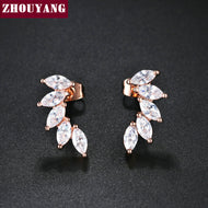 CZ Angel Wing Earrings
