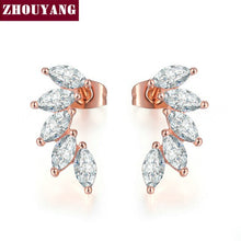 Load image into Gallery viewer, CZ Angel Wing Earrings