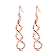 Load image into Gallery viewer, Spiral Drop Earrings