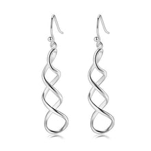 Load image into Gallery viewer, Spiral Drop Earrings