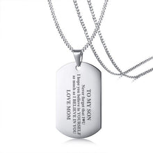 Load image into Gallery viewer, To My Son - Awesome Dog Tag