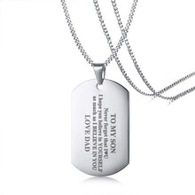 Load image into Gallery viewer, To My Son - Awesome Dog Tag