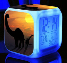 Load image into Gallery viewer, Jurassic Dinosaur Digital Clock
