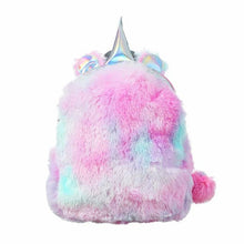 Load image into Gallery viewer, Unicorn Furry Backpack