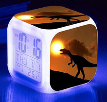 Load image into Gallery viewer, Jurassic Dinosaur Digital Clock