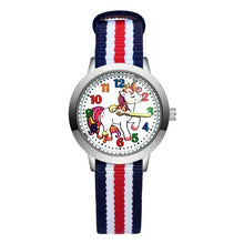 Load image into Gallery viewer, Pretty Unicorn Nylon Strap Watch