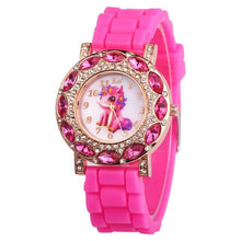 Load image into Gallery viewer, Pink Crystal Unicorn Watch