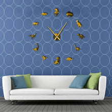Load image into Gallery viewer, Jurassic Dinosaurs Wall Clock