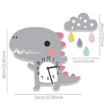 Load image into Gallery viewer, Cute Dinosaur Wall Clock