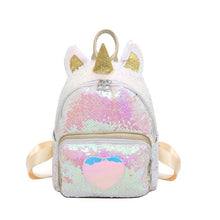 Load image into Gallery viewer, Unicorn Glitter School Backpack